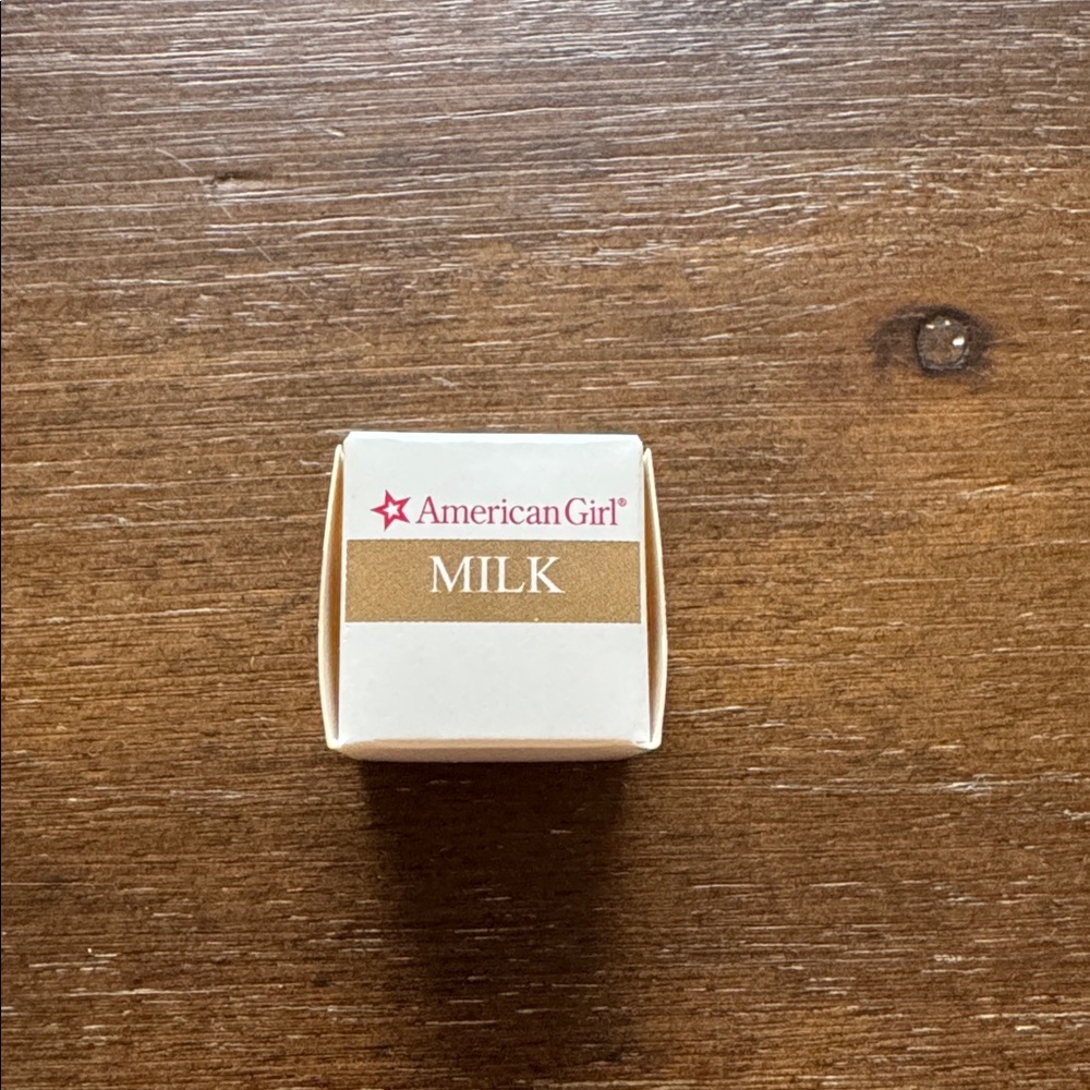 American Girl Doll milk carton (for dolls)